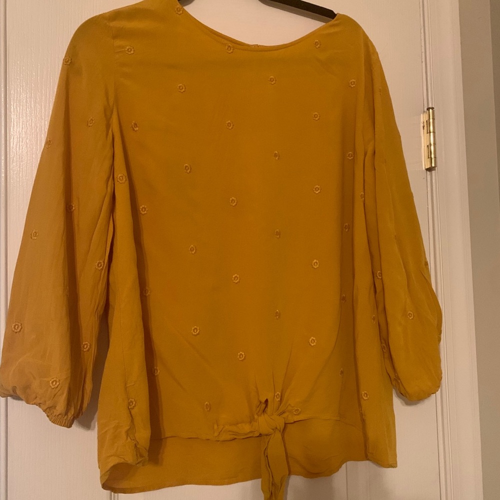 Loft yellow blouse